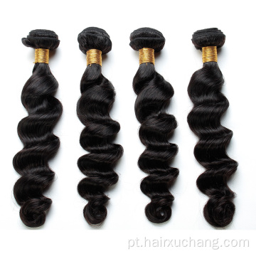 Virgem por atacado Virgem Malásia 100% Human Hair Pacote crua onda solta Long Remy Hair Weaves